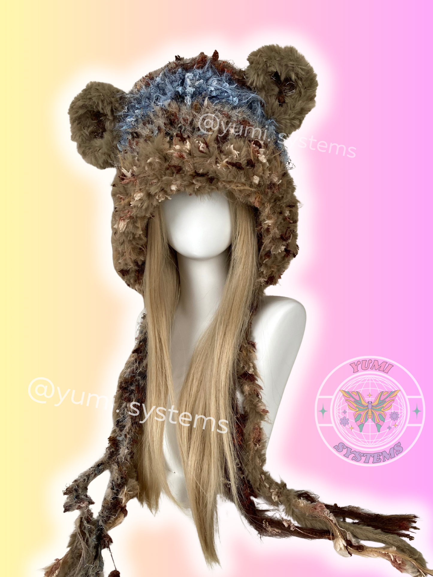TERRA-MONSTER | Modular Shaggy Plush Beanie
