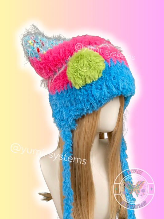 KINETIC ORGANISM | Modular Shaggy Plush Beanie