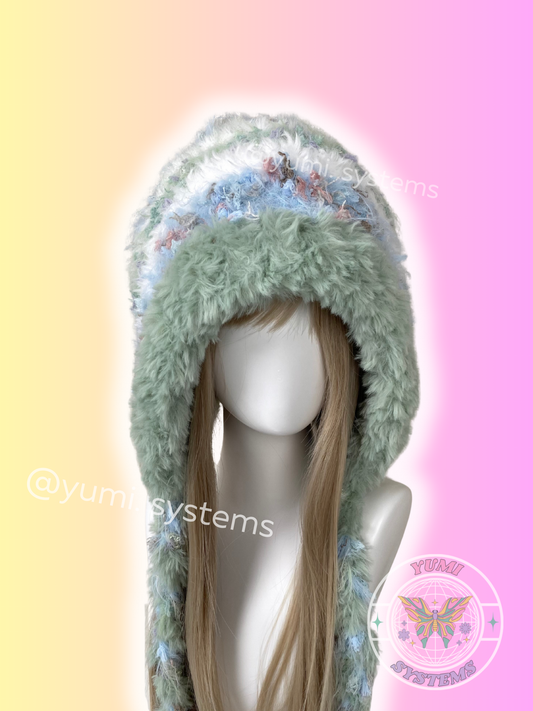 MOSS-MIST Shaggy Ear Bonnet