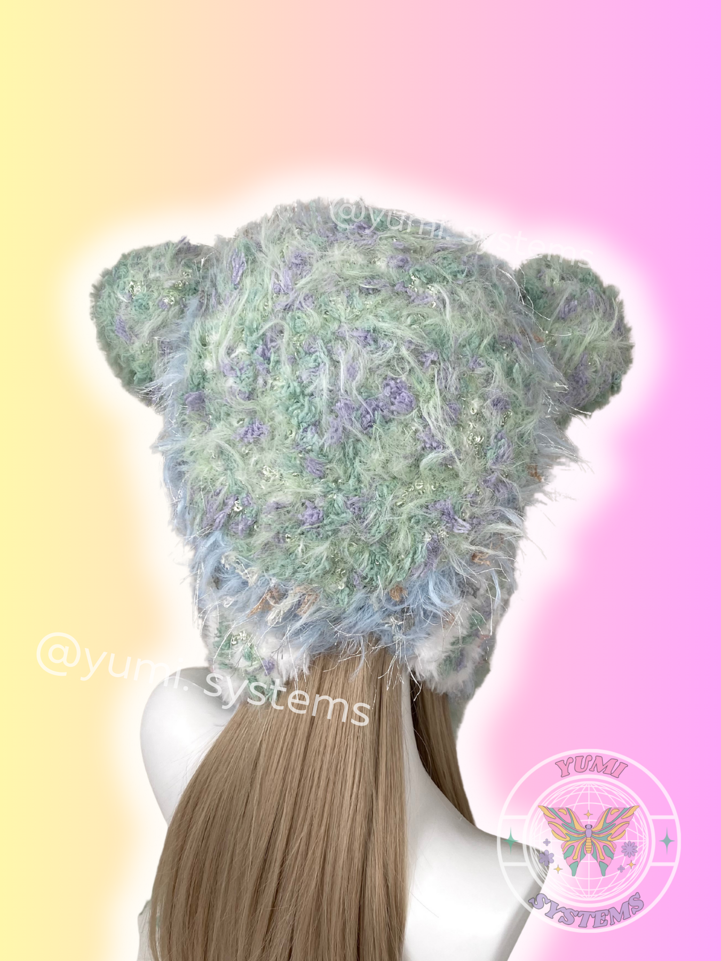 MOSS-MIST Shaggy Ear Bonnet