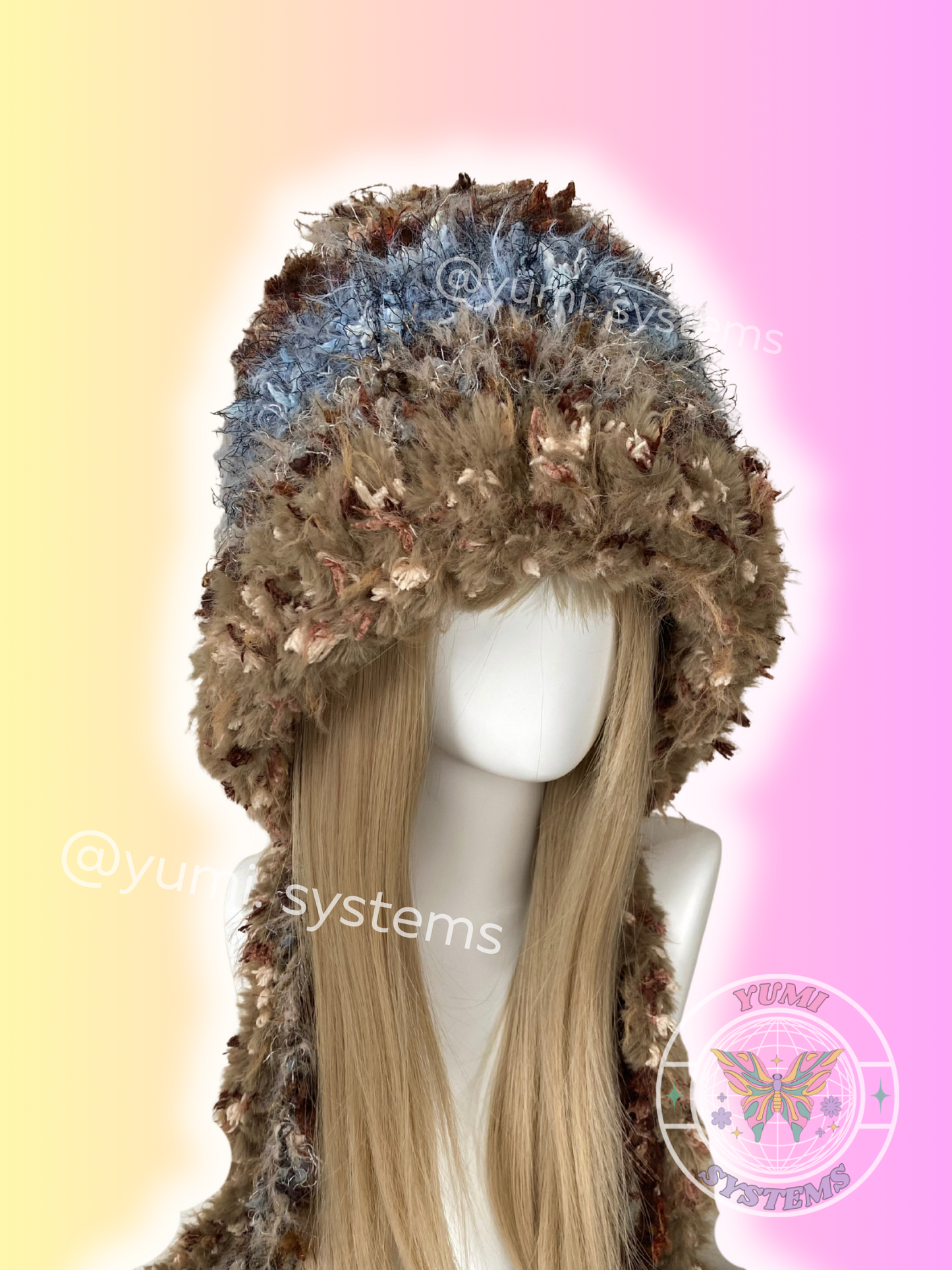 TERRA-MONSTER | Modular Shaggy Plush Beanie