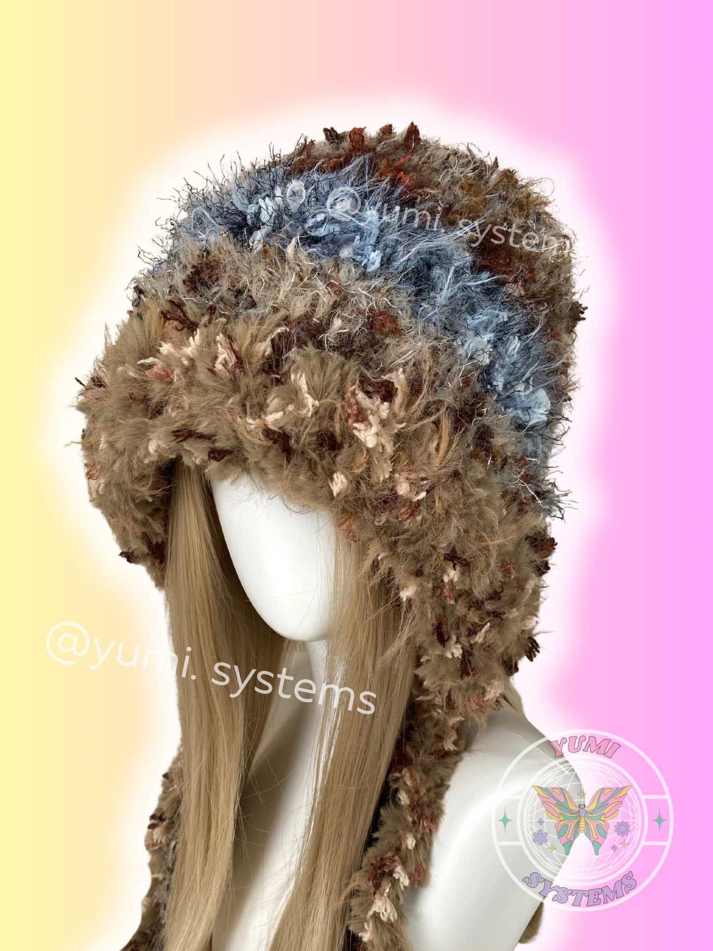 TERRA-MONSTER | Modular Shaggy Plush Beanie