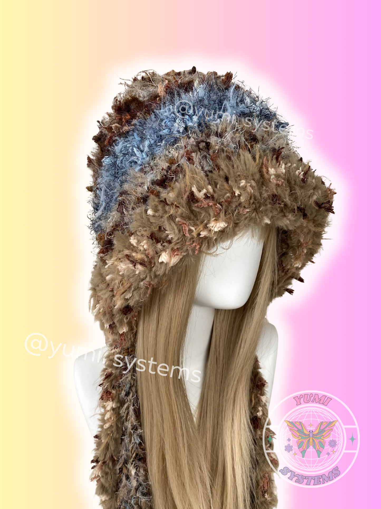 TERRA-MONSTER | Modular Shaggy Plush Beanie