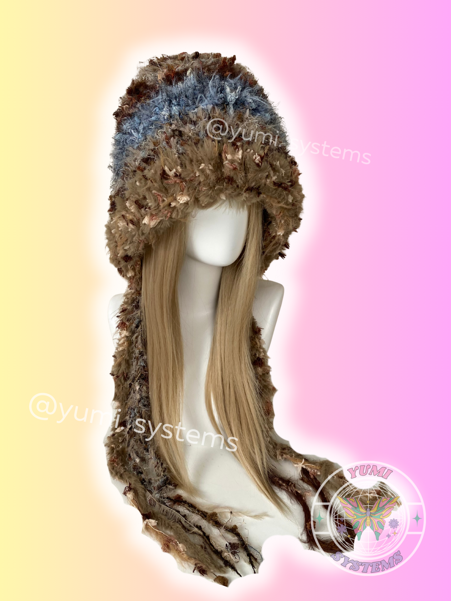 TERRA-MONSTER | Modular Shaggy Plush Beanie