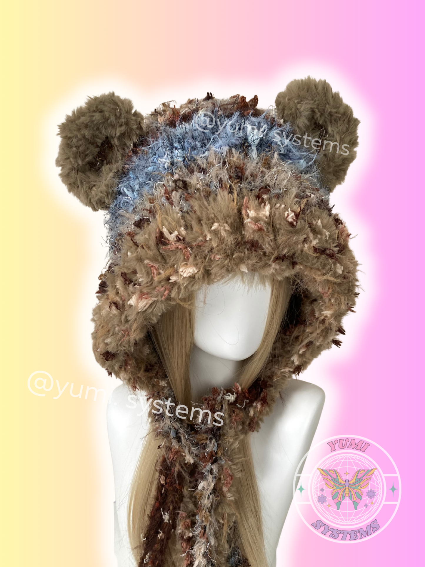 TERRA-MONSTER | Modular Shaggy Plush Beanie