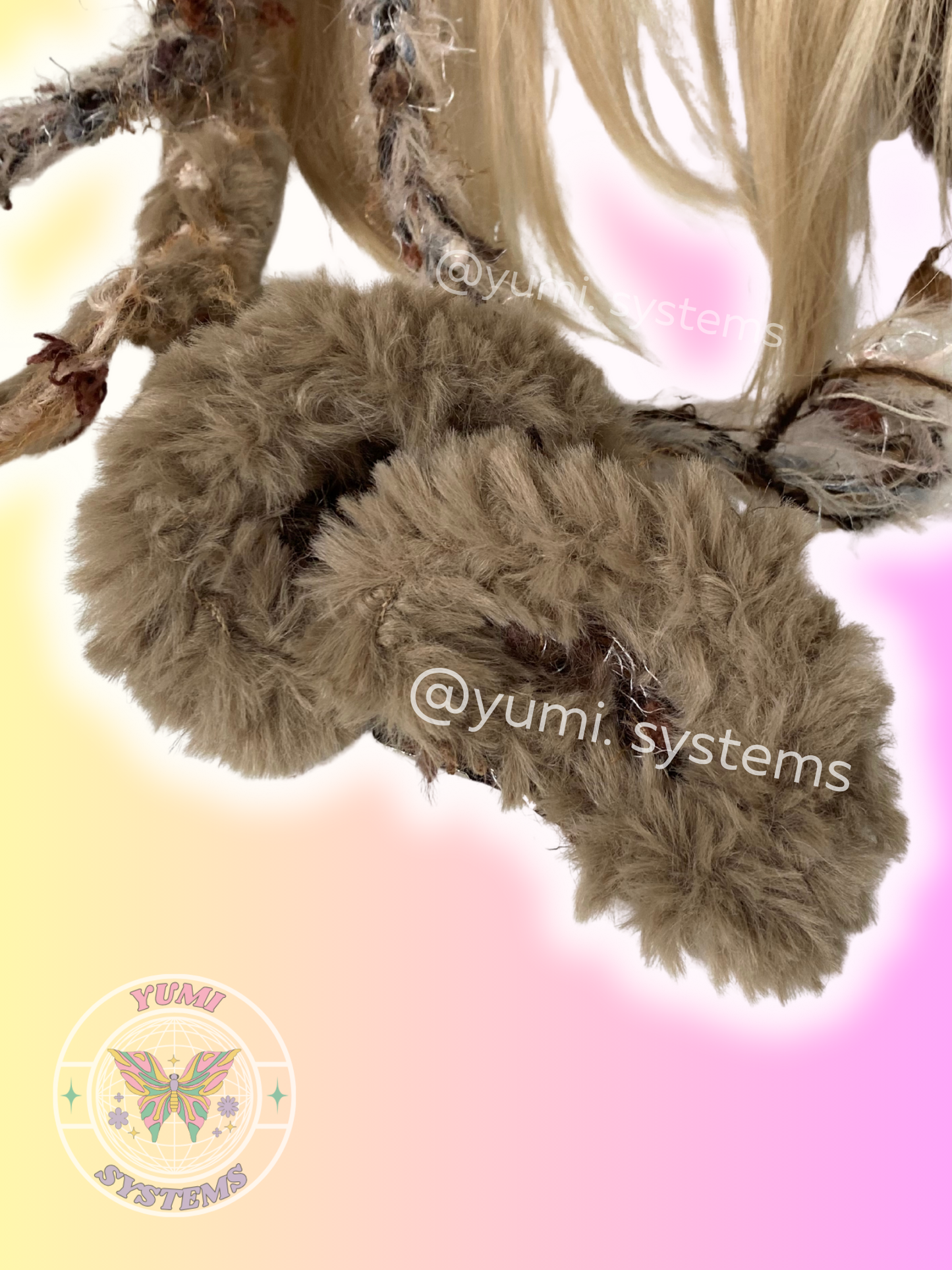 TERRA-MONSTER | Modular Shaggy Plush Beanie