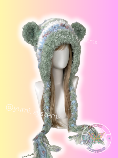 MOSS-MIST Shaggy Ear Bonnet