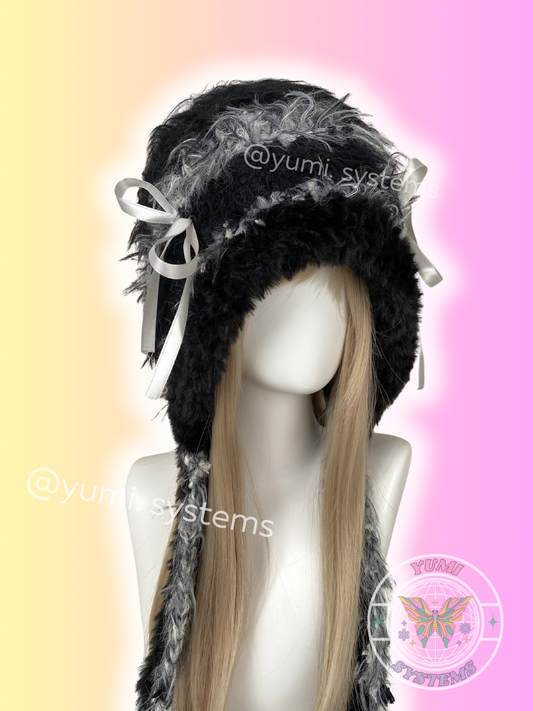 "OBSIDIAN ECHO" Distressed Plush Aviator