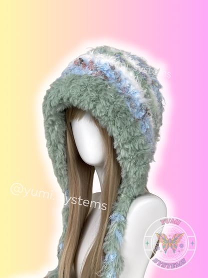 MOSS-MIST Shaggy Ear Bonnet