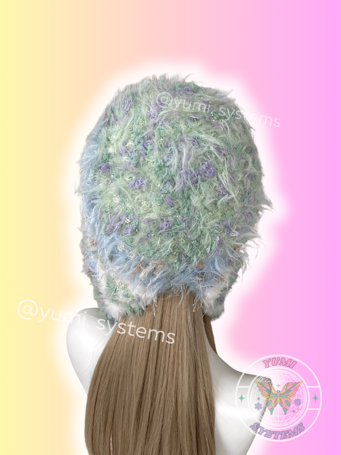 MOSS-MIST Shaggy Ear Bonnet